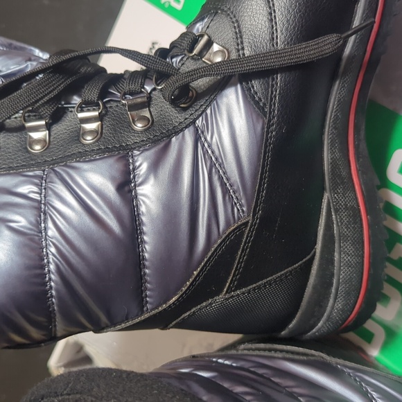 COUGAR Women's Chamonix Winter Bootie Size 8 Waterproof Gunmetal & Black Lace Up - Picture 10 of 10